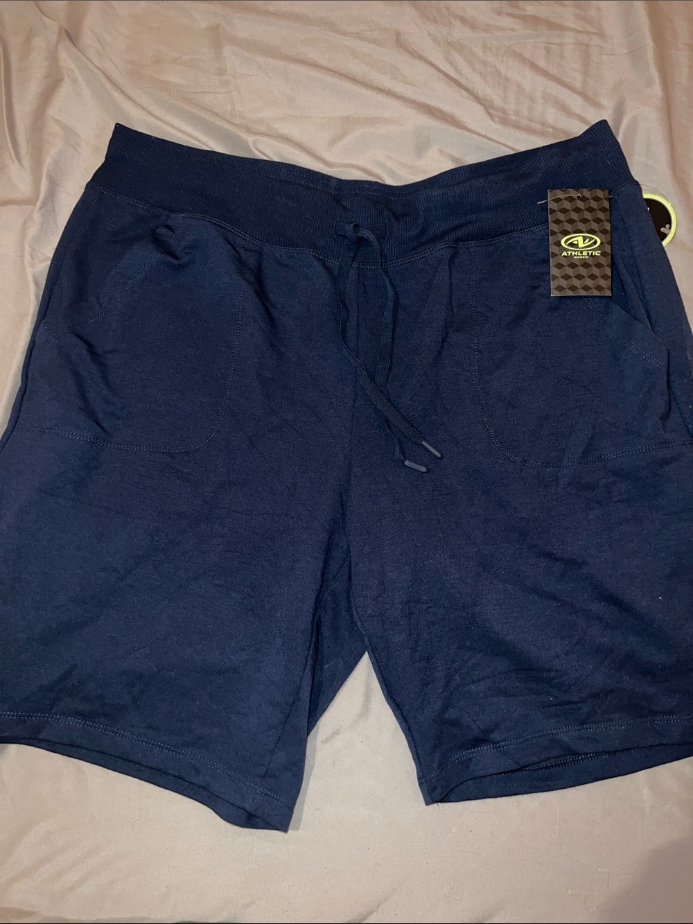 Navy Men's Drawstring Shorts